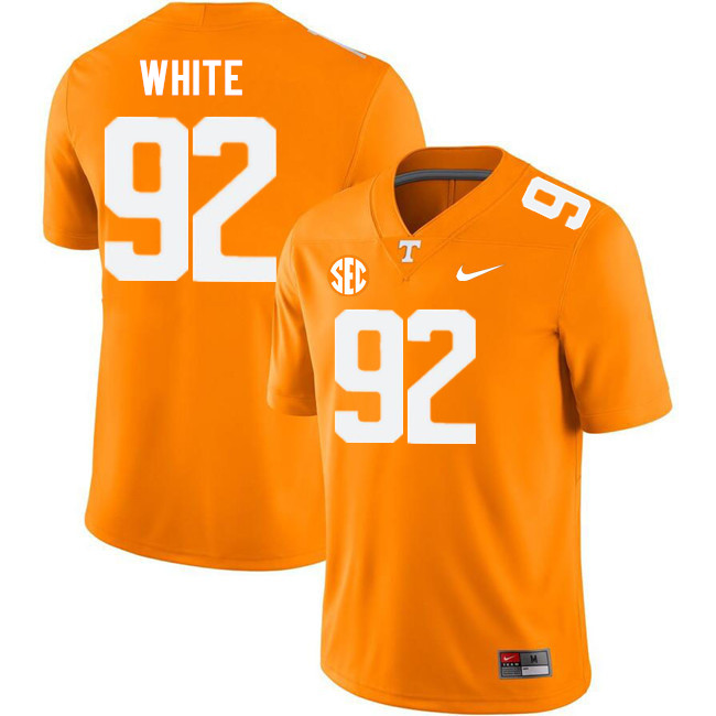 Tennessee Volunteers #92 Reggie White College Football Jerseys Stitched Sale-Orange